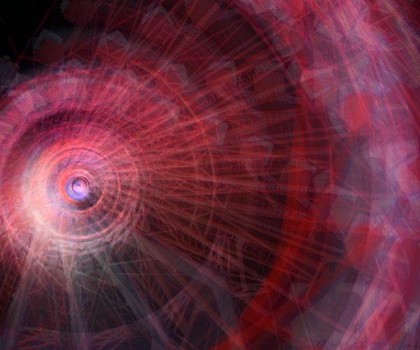 Graphic representation of increasing energy levels